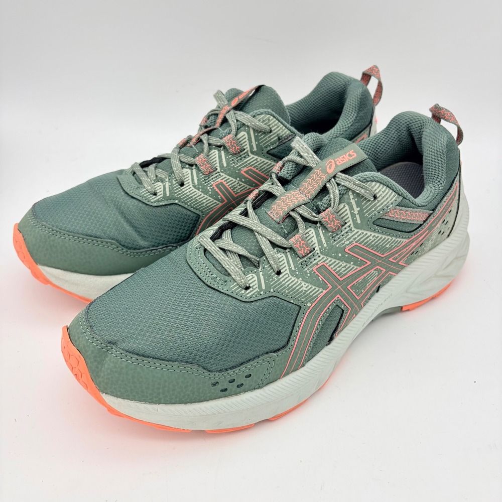 Asics Gel-Venture 9‎ Womens 9.5 Ivy Papaya Trail Running Shoes Lightweight